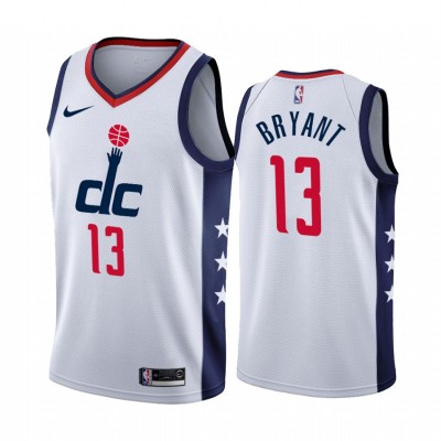 Nike Washington Wizards #13 Thomas Bryant Men's Unveil 2019-20 City Edition Swingman NBA Jersey White Men's